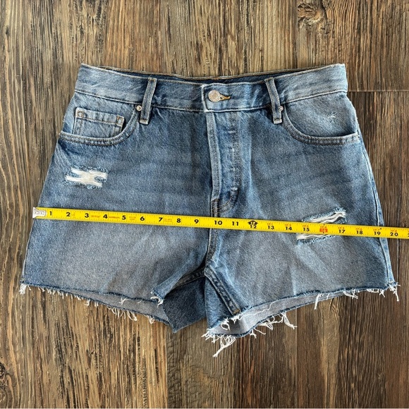 PacSun Vintage Cut Off Women’s Jean Shorts Sz 25 (*Runs Big) Hi Rise Button Fly - Picture 7 of 11